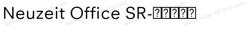 Neuzeit Office SR字体转换